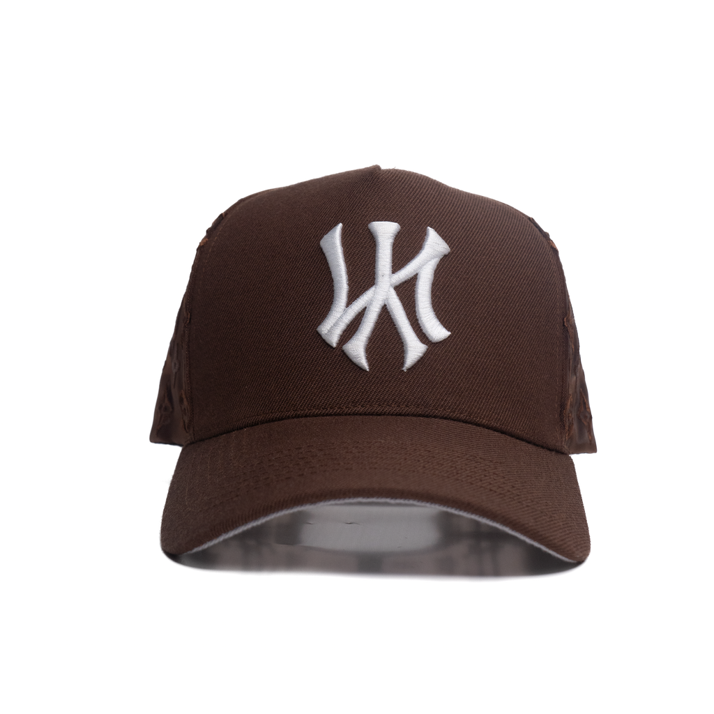 NY BROWN MONOGRAM SNAPBACK