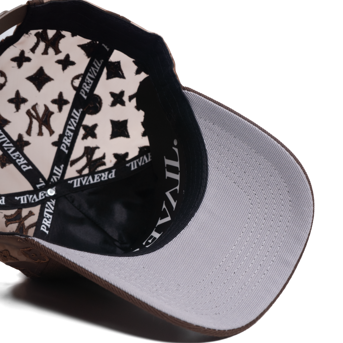 NY BROWN MONOGRAM SNAPBACK
