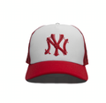 NY RED CHROME MONOGRAM