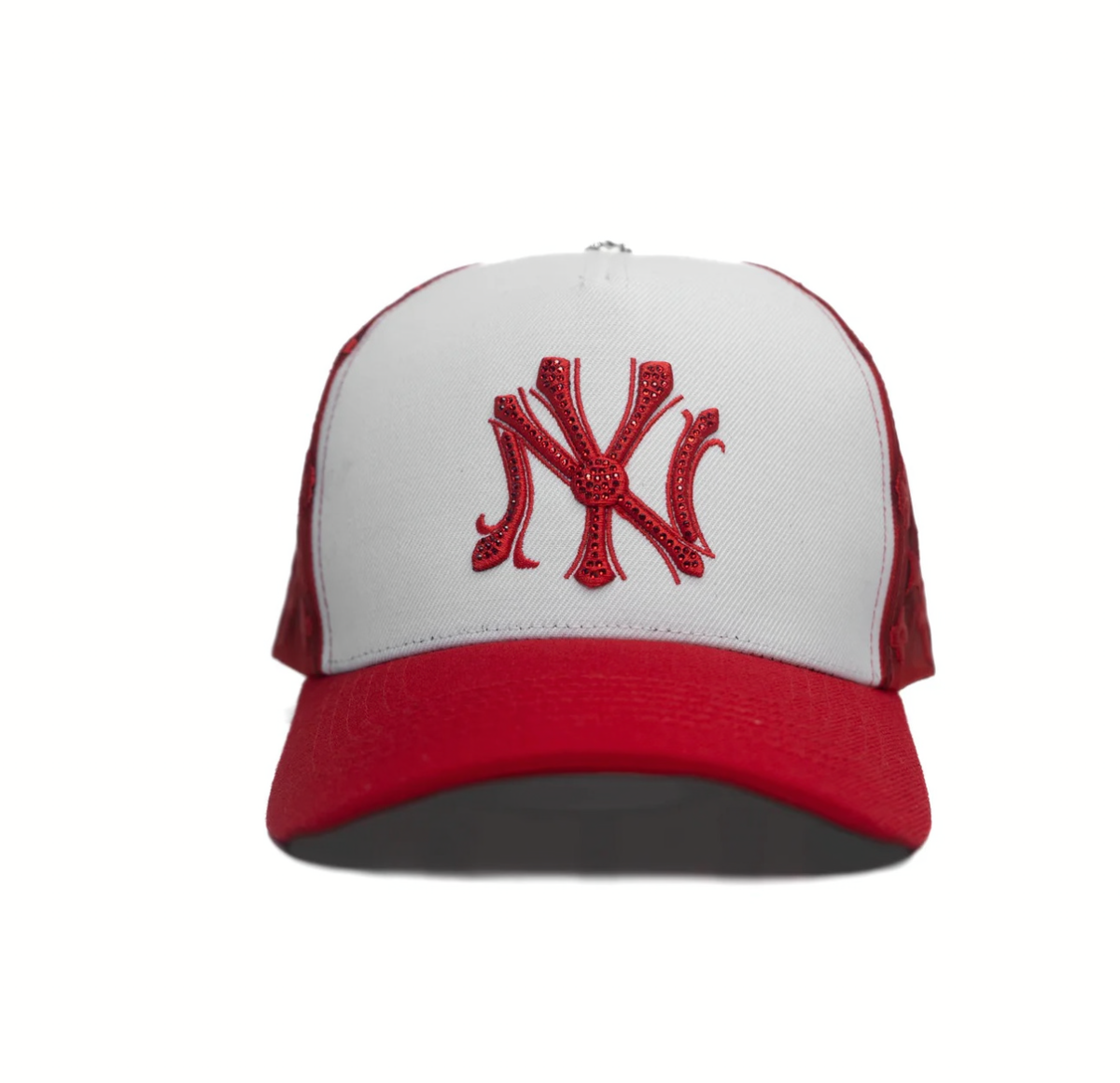 NY RED CHROME MONOGRAM