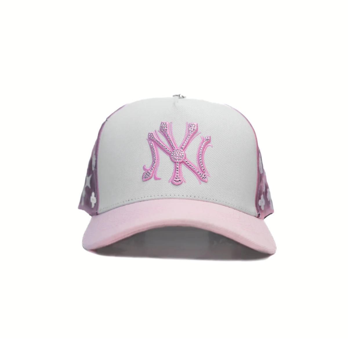 NY PINK CHROME MONOGRAM