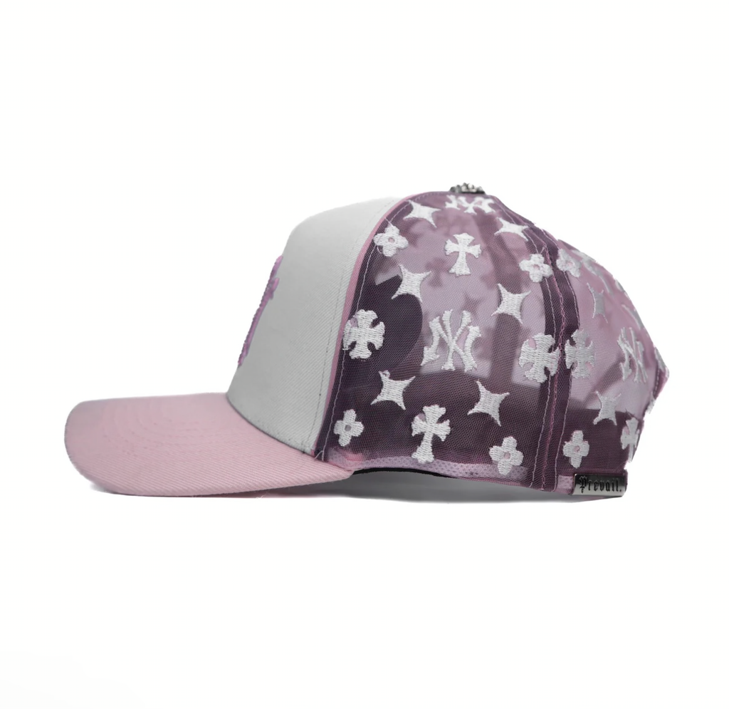 NY PINK CHROME MONOGRAM