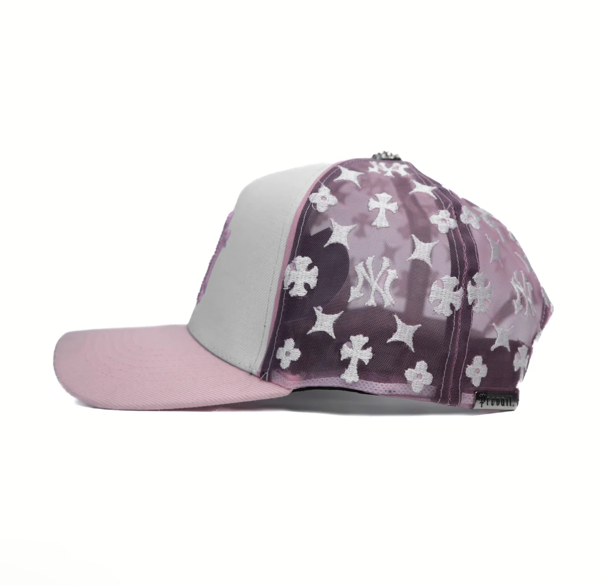 NY PINK CHROME MONOGRAM
