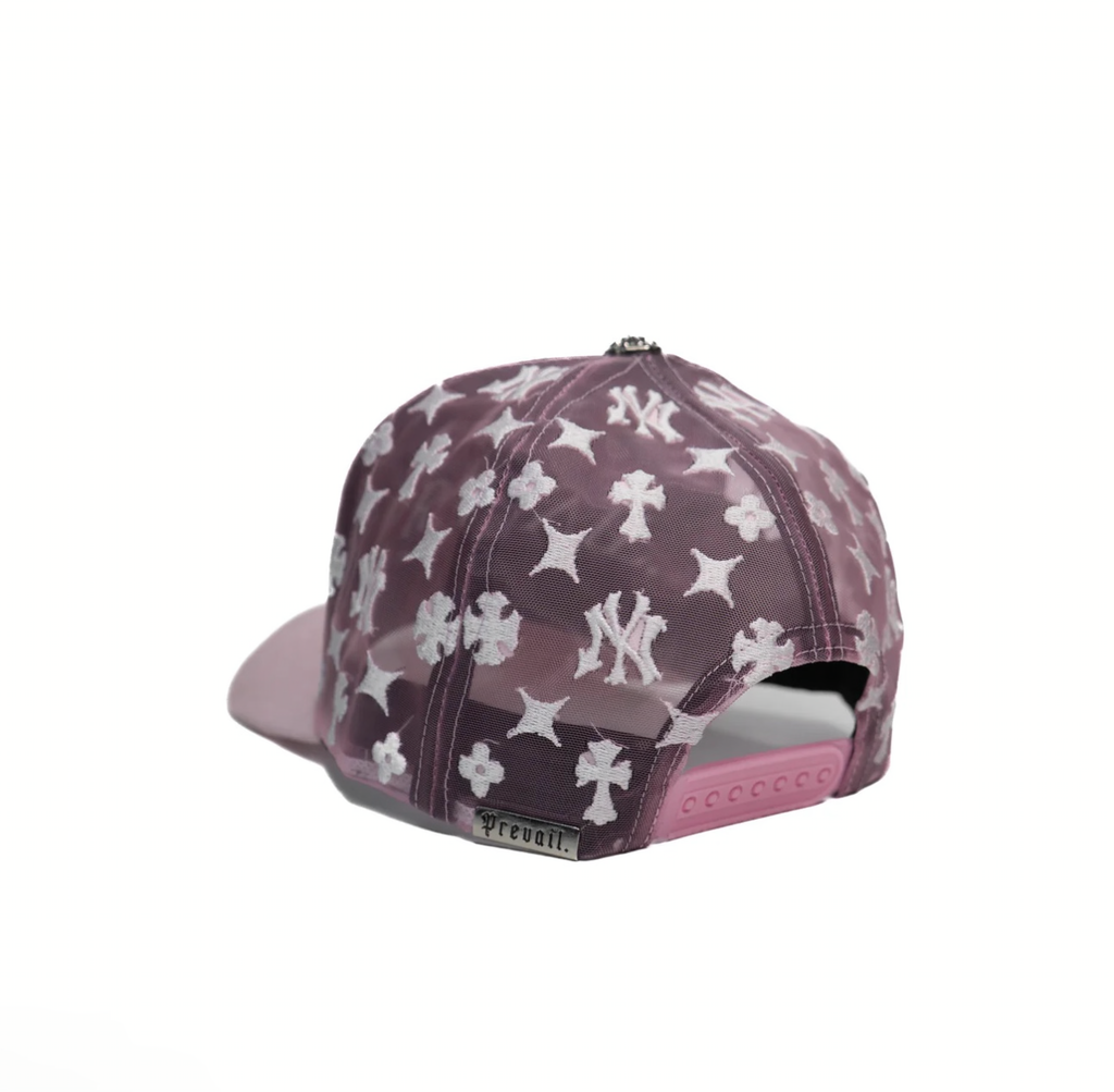 NY PINK CHROME MONOGRAM